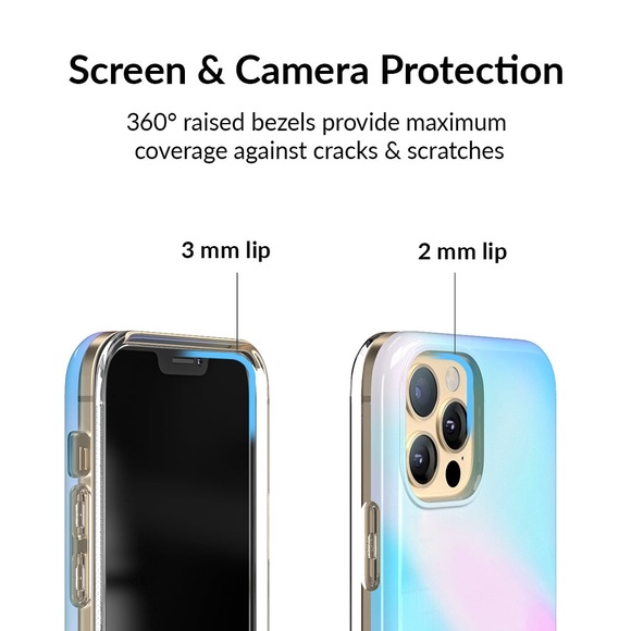 VELVET CAVIAR Iridescent Shimmer Nebula MagSafe iPhone 12 13 PRO MAX Case - Picture 9 of 15